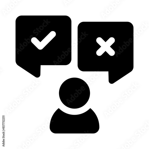 reaction glyph icon