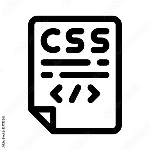 css file line icon