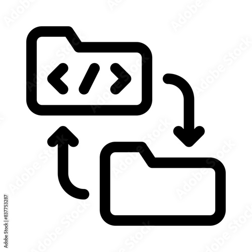 file sharing line icon