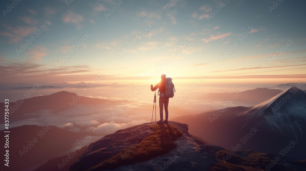 Sunrise Mountain Photographer Captures Scenic View Sunrise Mountain Photographer Captures Scenic View