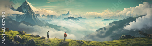 Mystical Mountain Escape: A Tranquil Journey photo