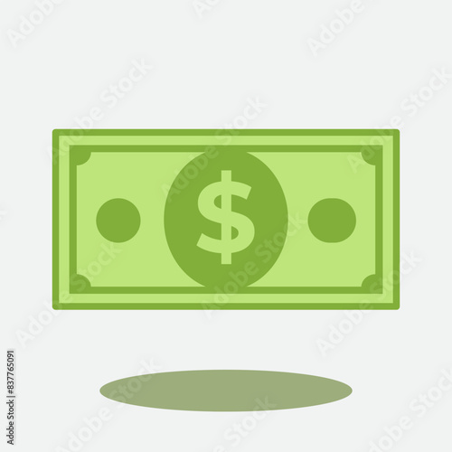 Money Cartoon Vector illustration. Vector Cash. Cash Money vector illustration
and icon for print and digital design