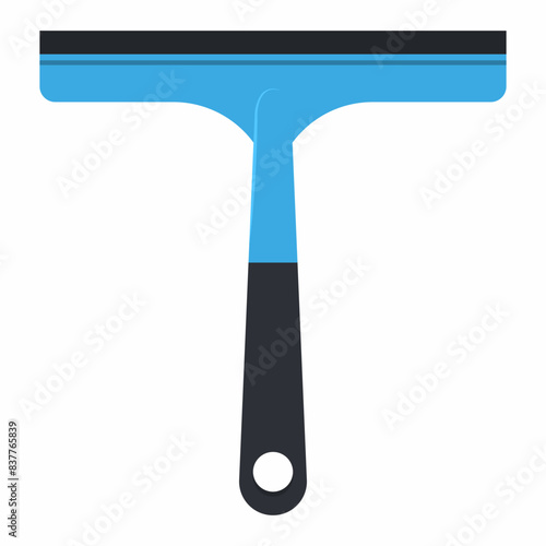 Shower wiper vector cartoon illustration isolated on a white background.