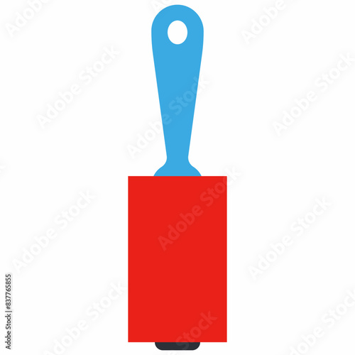 Clothes roller vector cartoon illustration isolated on a white background.