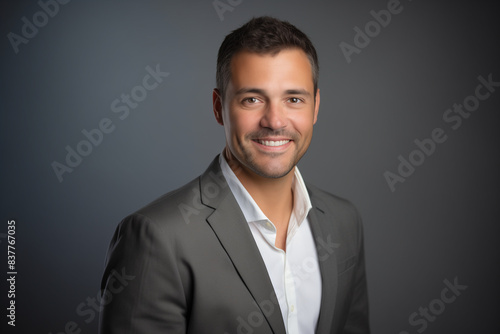 professional headshot of a man wearing casual office attire
