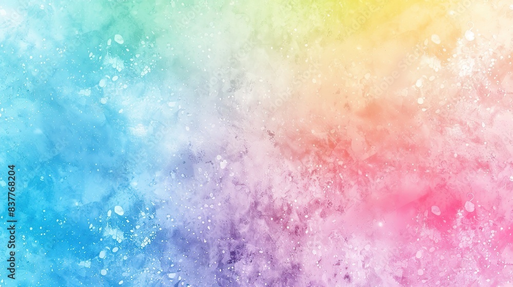 Fototapeta premium Pastel Rainbow Gradient Background with Colorful Texture