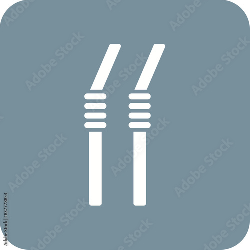 Plastic Straw Icon
