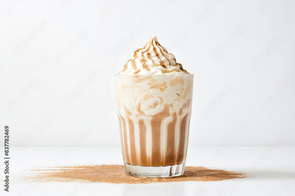 Iced Coffee with Whipped Cream and Caramel Drizzle Iced Coffee with Whipped Cream and Caramel Drizzle