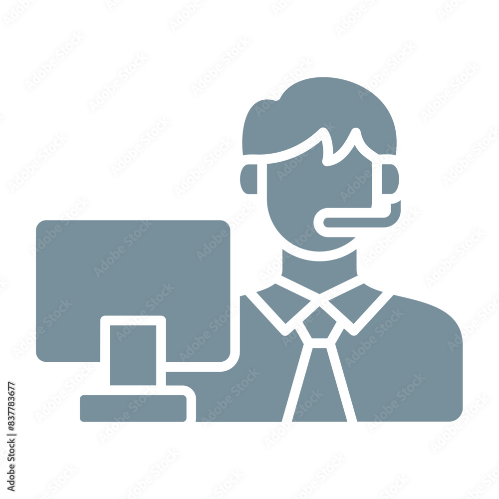 Obraz premium Call Center Icon