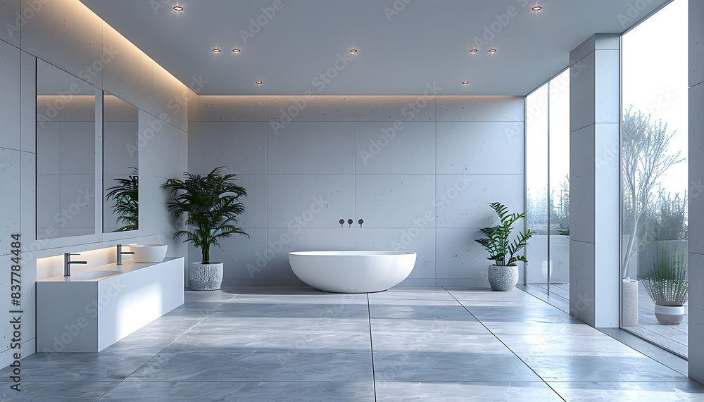 Fototapeta premium interior of a bathroom