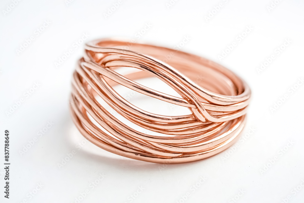 Rose Gold Wire Ring Rose Gold Wire Ring