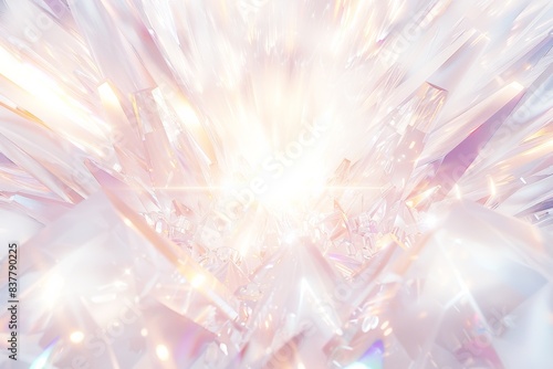 プリズム 光 レインボーオーバーレイ 背景のイメージ	