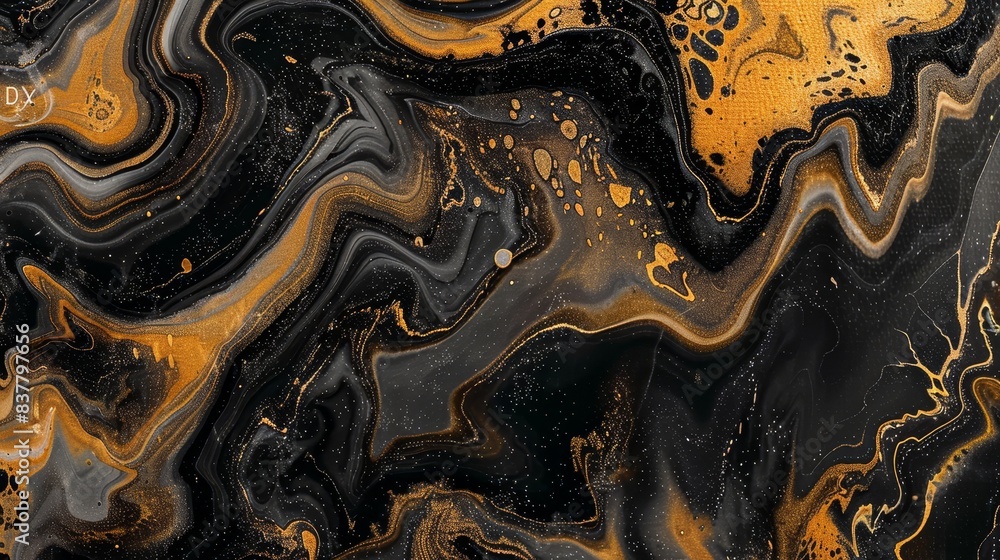A tight shot of a black, yellow, and white layered backdrop crowded with numerous water drops at image's edge and base A tight shot of a black, yellow, and white layered backdrop crowded with numerous water drops at image's edge and base