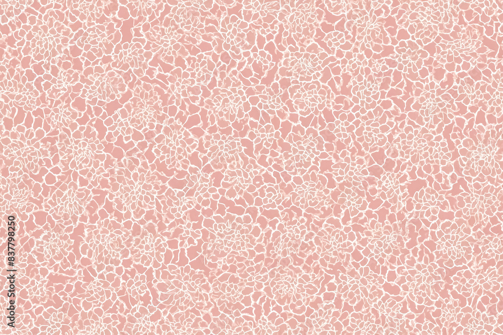 Fototapeta premium Abstract Pink Floral Pattern