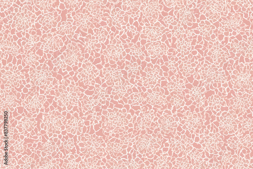 Abstract Pink Floral Pattern