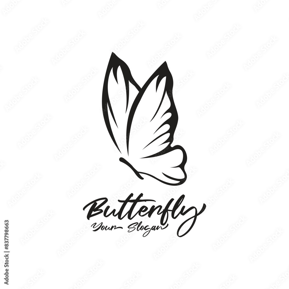 Butterfly Logo, Animal Design With Beautiful Wings, Decorative Animals, Product Brands Butterfly Logo, Animal Design With Beautiful Wings, Decorative Animals, Product Brands