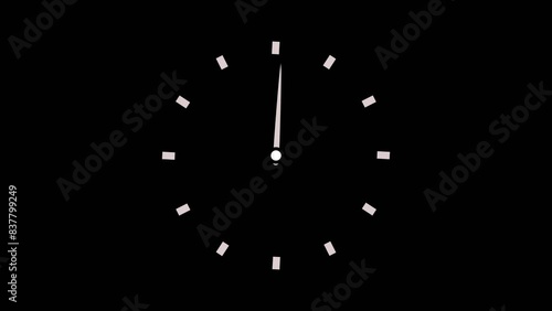 analog clock icon animation .
 photo