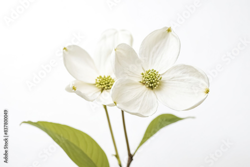 White Dogwood Flower Close-up © Rysak