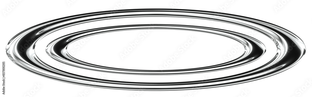 Rings frame Abstract 3D Y2K Silver Metallic Chrome Illustration Rings frame Abstract 3D Y2K Silver Metallic Chrome Illustration