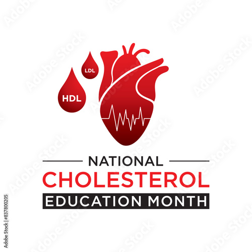 National Cholesterol Education Month is an annual observance dedicated to raising awareness about the importance of managing cholesterol levels for overall heart health.