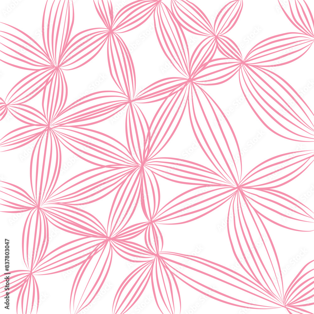 seamless pattern with pink flowers seamless pattern with pink flowers