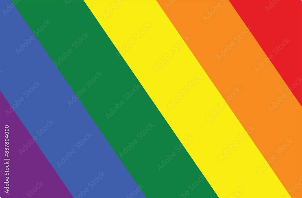 LGBT flag, rainbow color love symbol, pride month in June, vector illustration. LGBT flag, rainbow color love symbol, pride month in June, vector illustration.