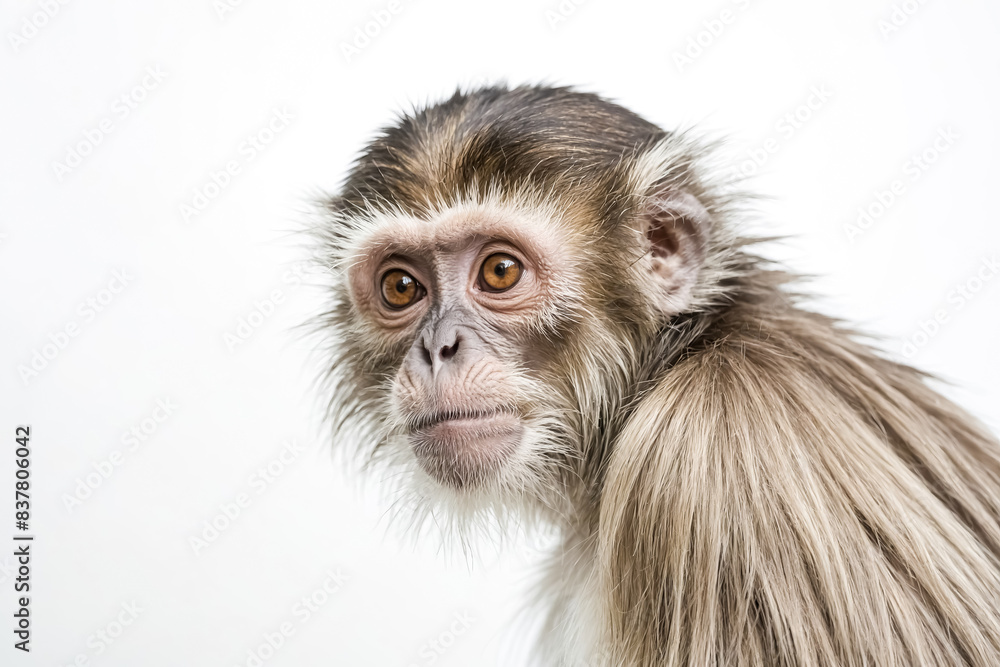 Close up portrait of a monkey