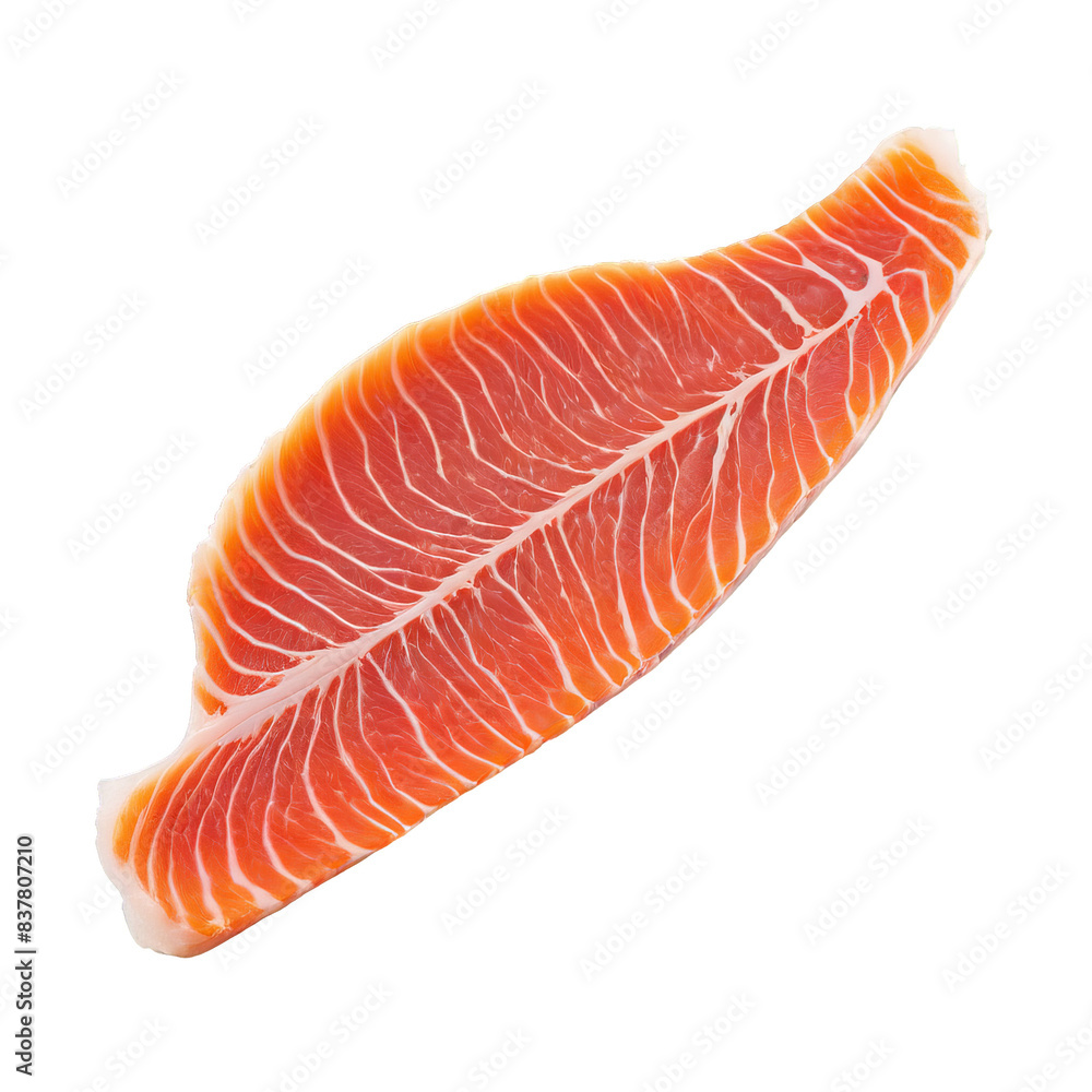 Raw sole fillet delicate flesh light brown skin shot from a high angle Raw sole fillet delicate flesh light brown skin shot from a high angle