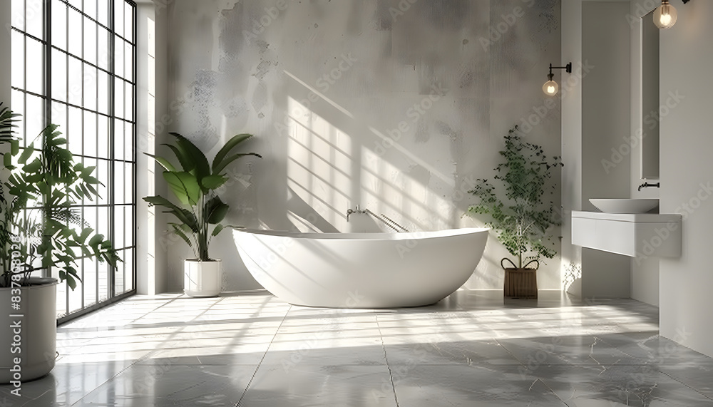 Interior of a bathroom Interior of a bathroom