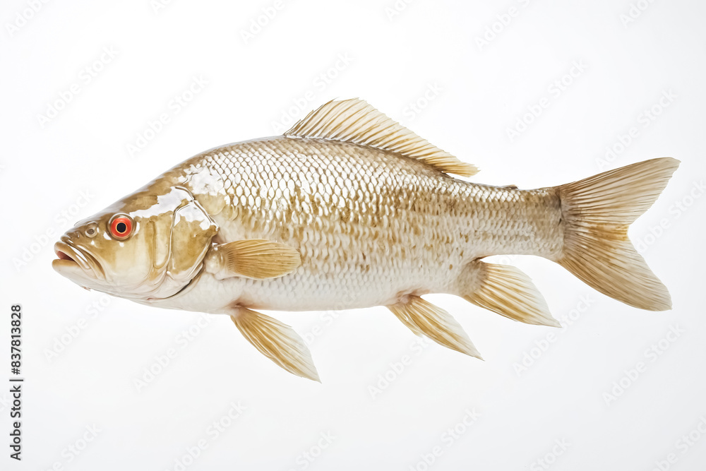 Fresh Water Fish Isolated On White Background Fresh Water Fish Isolated On White Background