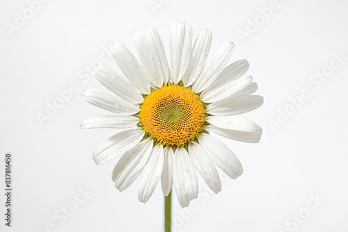 Daisy Flower with Water Droplets