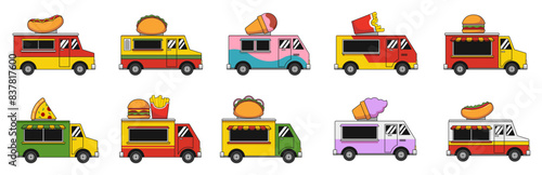 Food Truck Illustration Set
