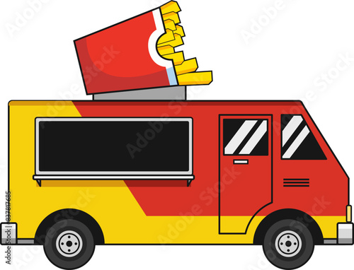 Food Truck Illustration