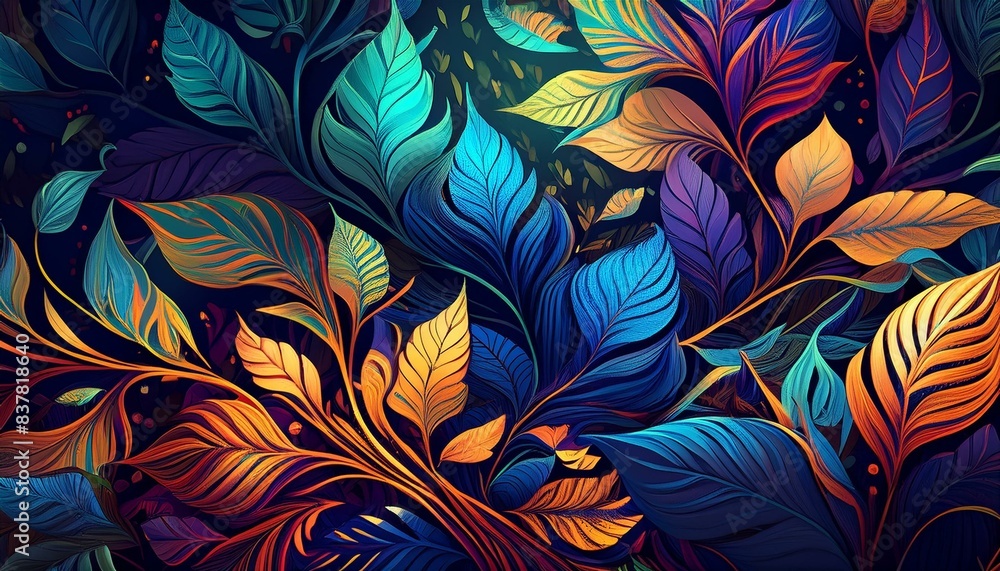 Leaves gently swirling in the wind on a forest floor.
Leaves gently swirling in the wind on a forest floor.
