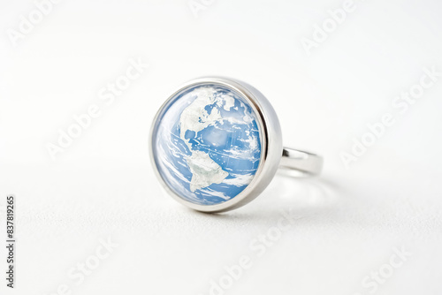 Earth Globe Ring