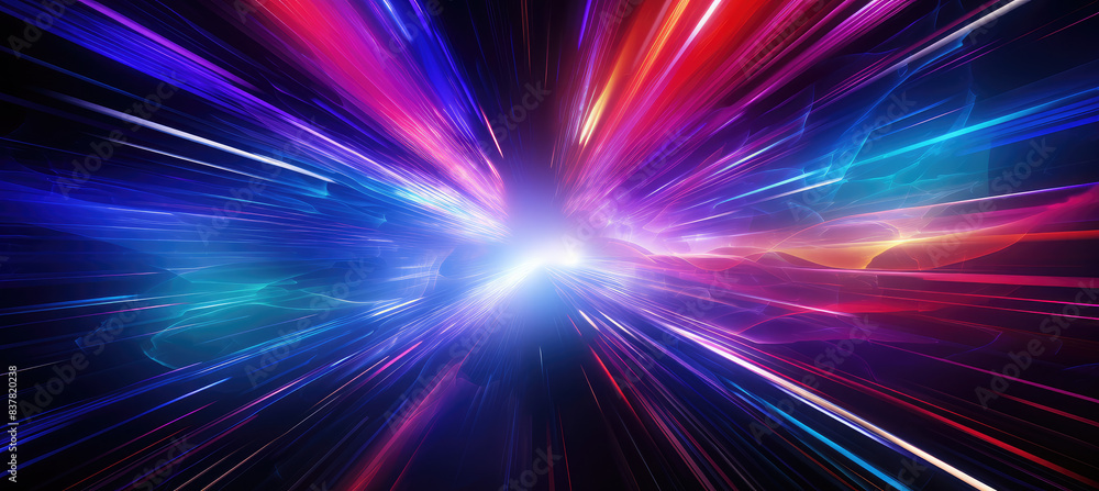 Hyperspace Travel Light Speed Abstract Concept Hyperspace Travel Light Speed Abstract Concept