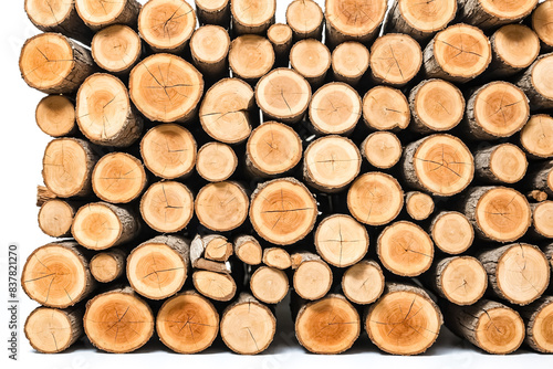 Stack of Wood Logs