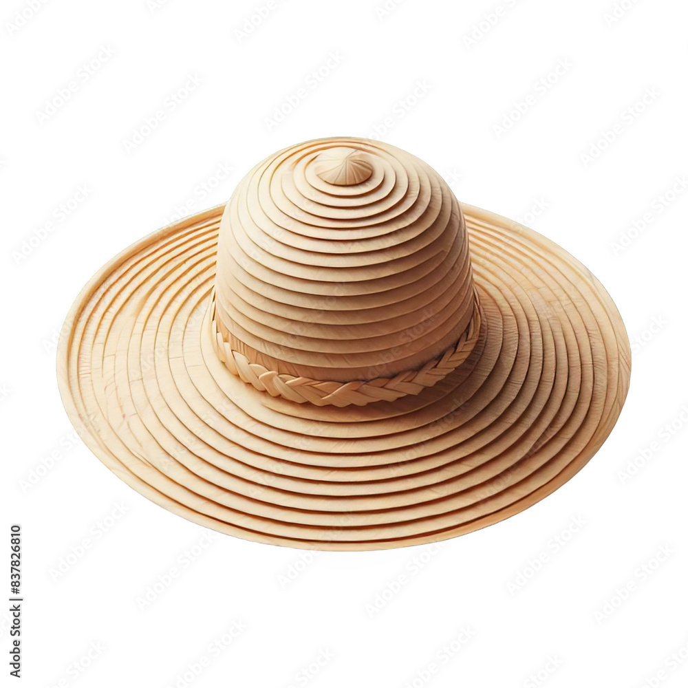 Sun hat isolated on transparent background Sun hat isolated on transparent background