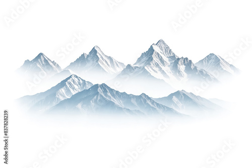 Misty Mountain Range