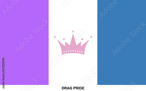 Flag of DRAG PRIDE , DRAG PRIDE flag
