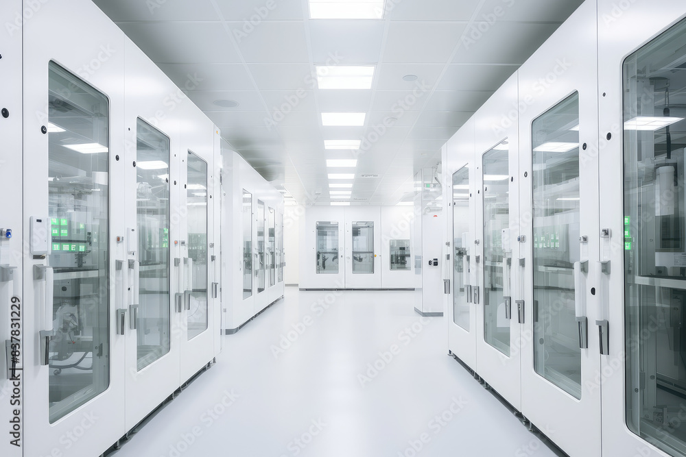 High-Tech Laboratory Clean Room High-Tech Laboratory Clean Room