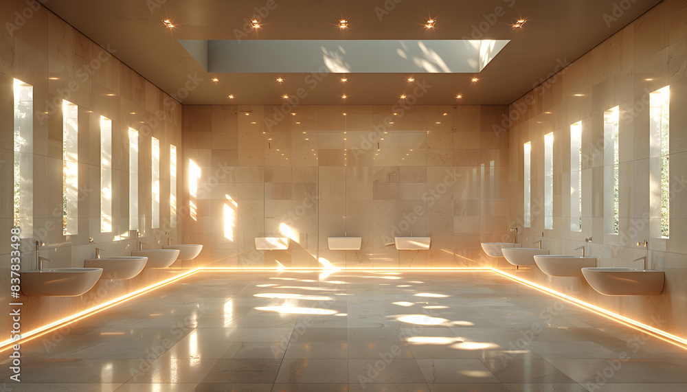 Naklejka premium Interior of a bathroom