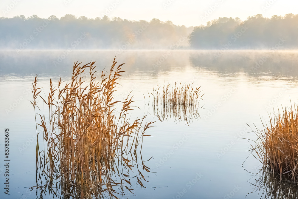 Reeds Reflecting in Still Water Reeds Reflecting in Still Water
