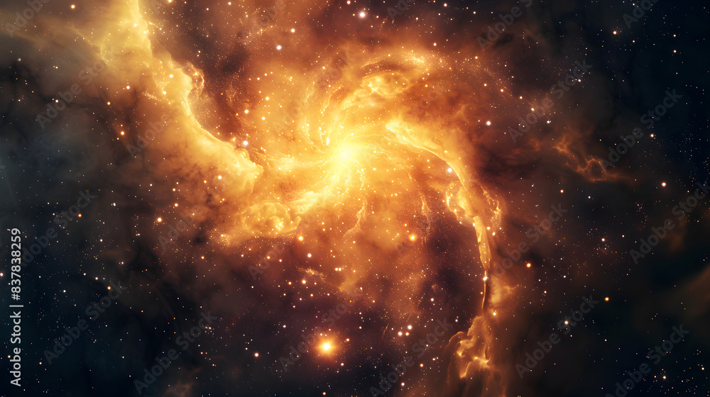 Galactic Dawn The Birth of a New Star Galactic Dawn The Birth of a New Star