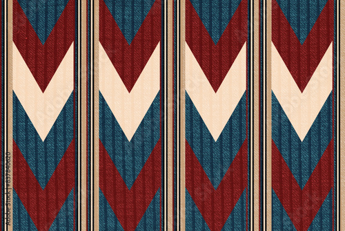 Native American geometric ethnic pattern, seamless pattern of the Navajo tribe. Seamless vector pattern, seamless Mexican rug, woven carpet. Folk embroidery, Bohemian, Aztec style.