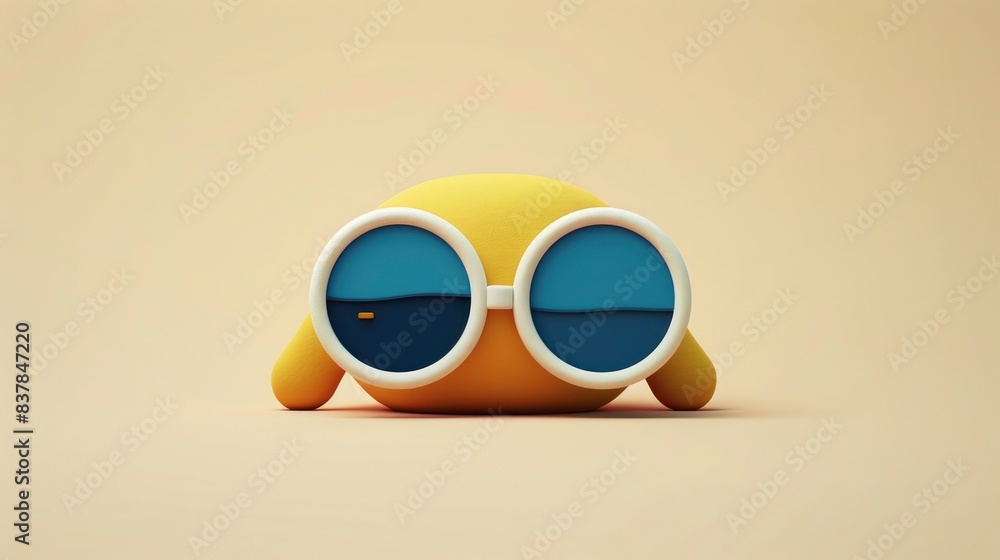 a very cute felt handmade sunglasses a very cute felt handmade sunglasses
