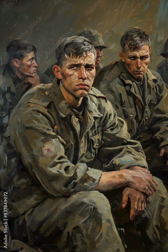 Portrait of the Hero of the Soviet Union Alexander Matrosov Portrait of the Hero of the Soviet Union Alexander Matrosov