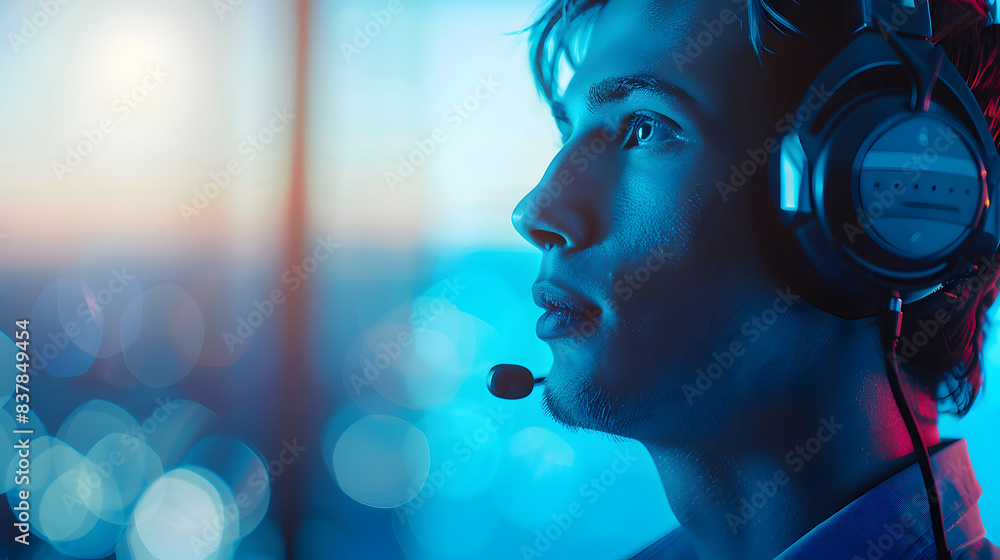 Professional Employee with Customer Service Training: Conveying Excellence and Customer Satisfaction in Business Training and Service Ads Professional Employee with Customer Service Training: Conveying Excellence and Customer Satisfaction in Business Training and Service Ads