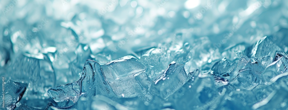 Crystalline Ice Texture Close-up Background Crystalline Ice Texture Close-up Background