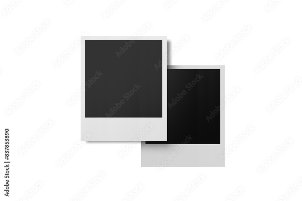 Simple Blank Polaroid Paper Photo Simple Blank Polaroid Paper Photo